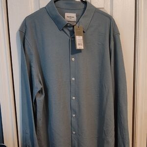Goodfellow & Co Men's Casual Slate Blue Shirt